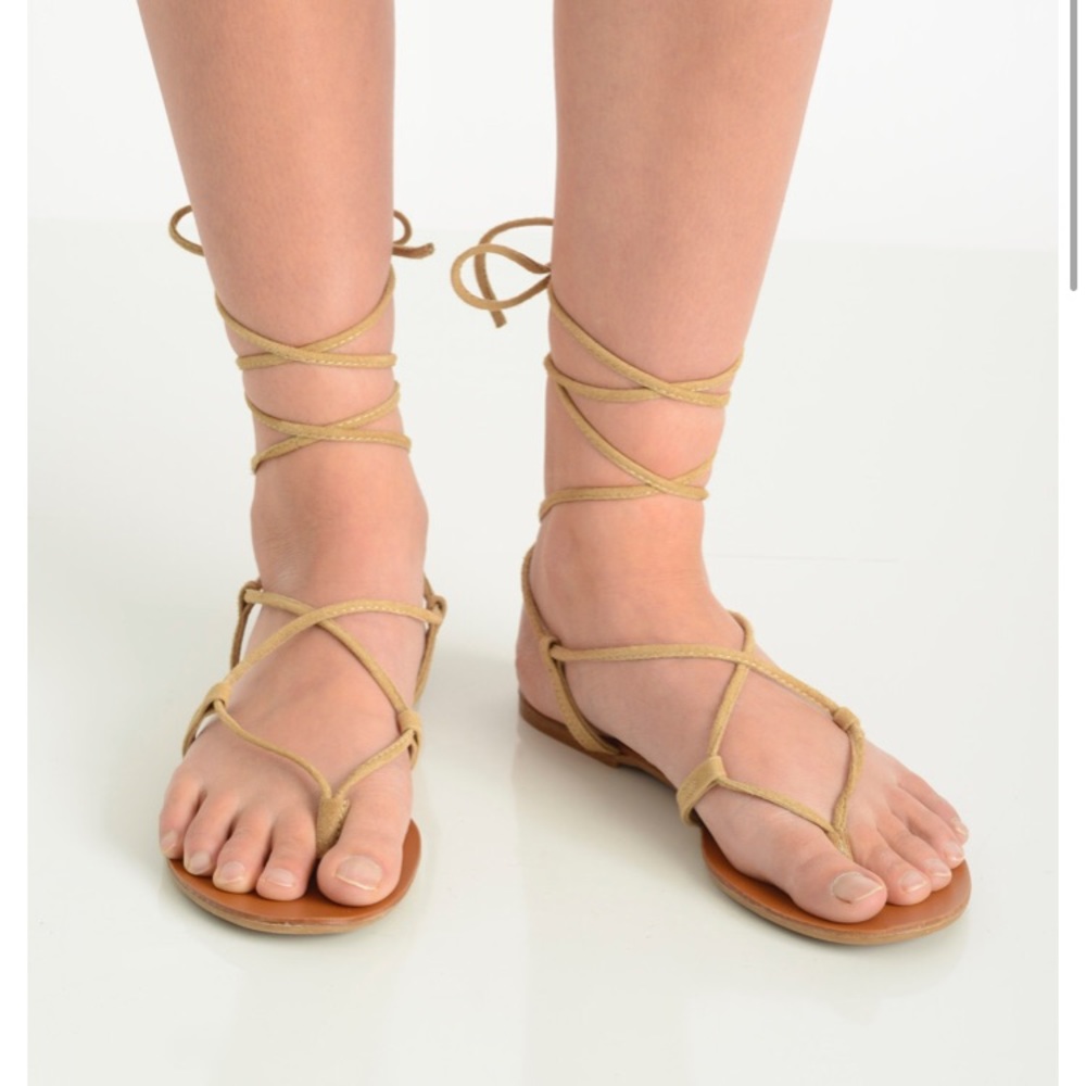 Steve Madden tie up gladiator sandals